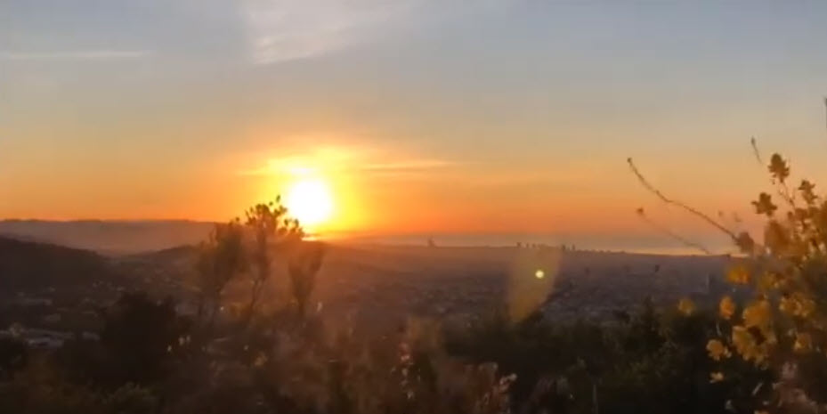 Lever de soleil du mirador de Xiprers